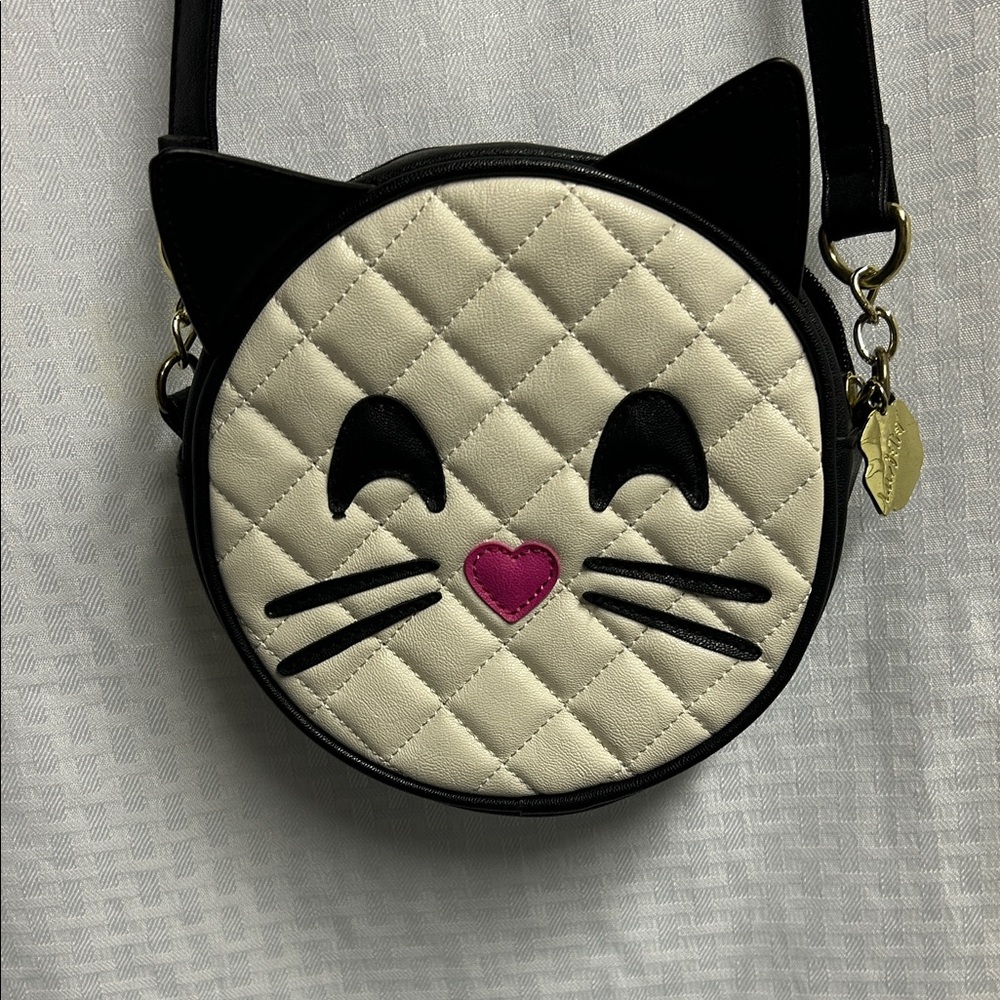 Betsey Johnson Luv Cat Face Crossbody.